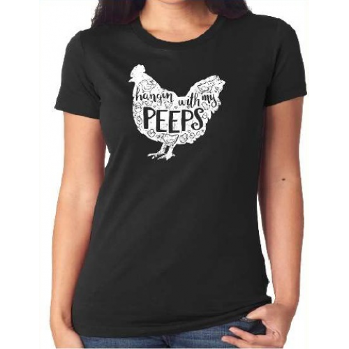 Country Life Southern Attitude Black Hangin With My - Adult & Kids T-Shirts, Sweatshirts & Hoodies apparel design preview 1