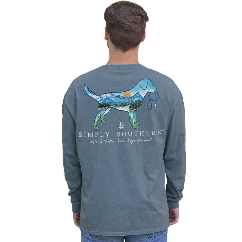 Simply Southern Better Dog Bluestone - Adult & Kids T-Shirts, Sweatshirts & Hoodies apparel design preview 1