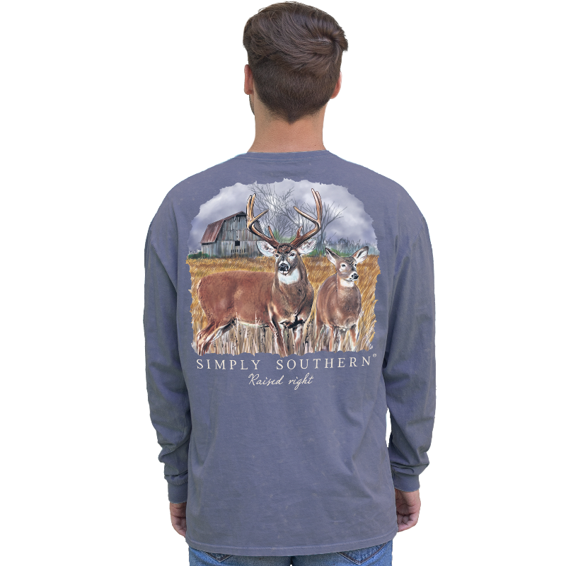 Simply Southern Deer Indigo - Adult & Kids T-Shirts, Sweatshirts & Hoodies apparel design preview 1
