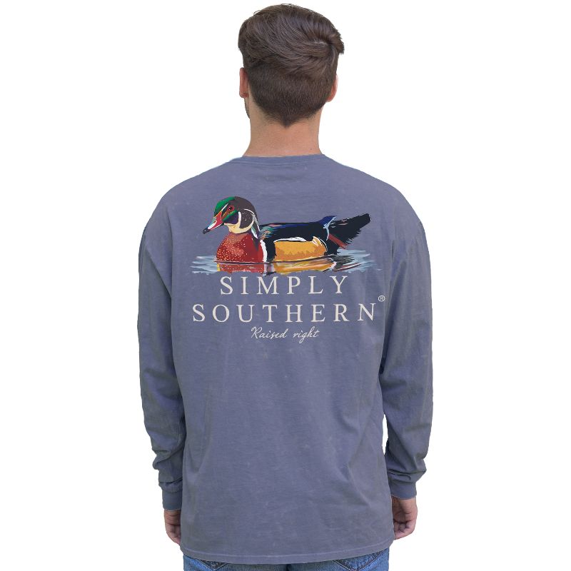 SALE Simply Southern Duck Indigo - Adult & Kids T-Shirts, Sweatshirts & Hoodies apparel design preview 1