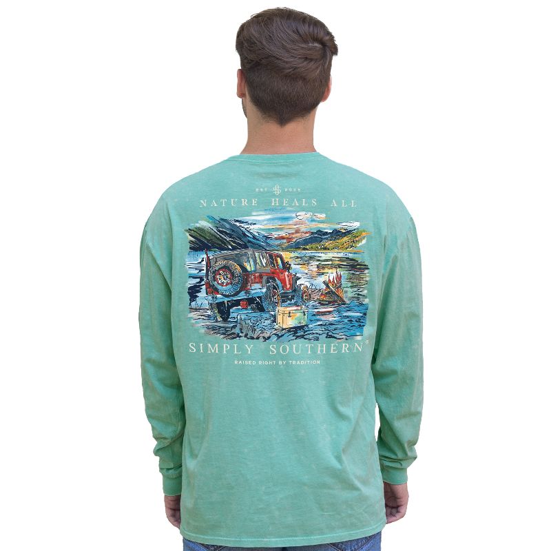 SALE Simply Southern Nature Mountains Brook - Adult & Kids T-Shirts, Sweatshirts & Hoodies apparel design preview 1