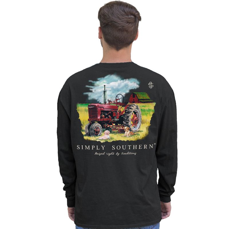 Simply Southern Tractor Obsidian - Adult & Kids T-Shirts, Sweatshirts & Hoodies apparel design preview 1