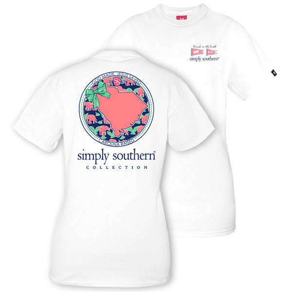 SALE Simply Southern God Made Jesus Saved South - Adult & Kids T-Shirts, Sweatshirts & Hoodies apparel design preview 1