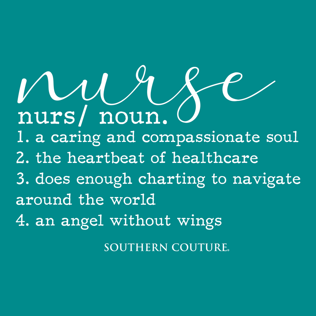 Southern Couture Nurse Definition Soft - Adult & Kids T-Shirts, Sweatshirts & Hoodies apparel design preview 2