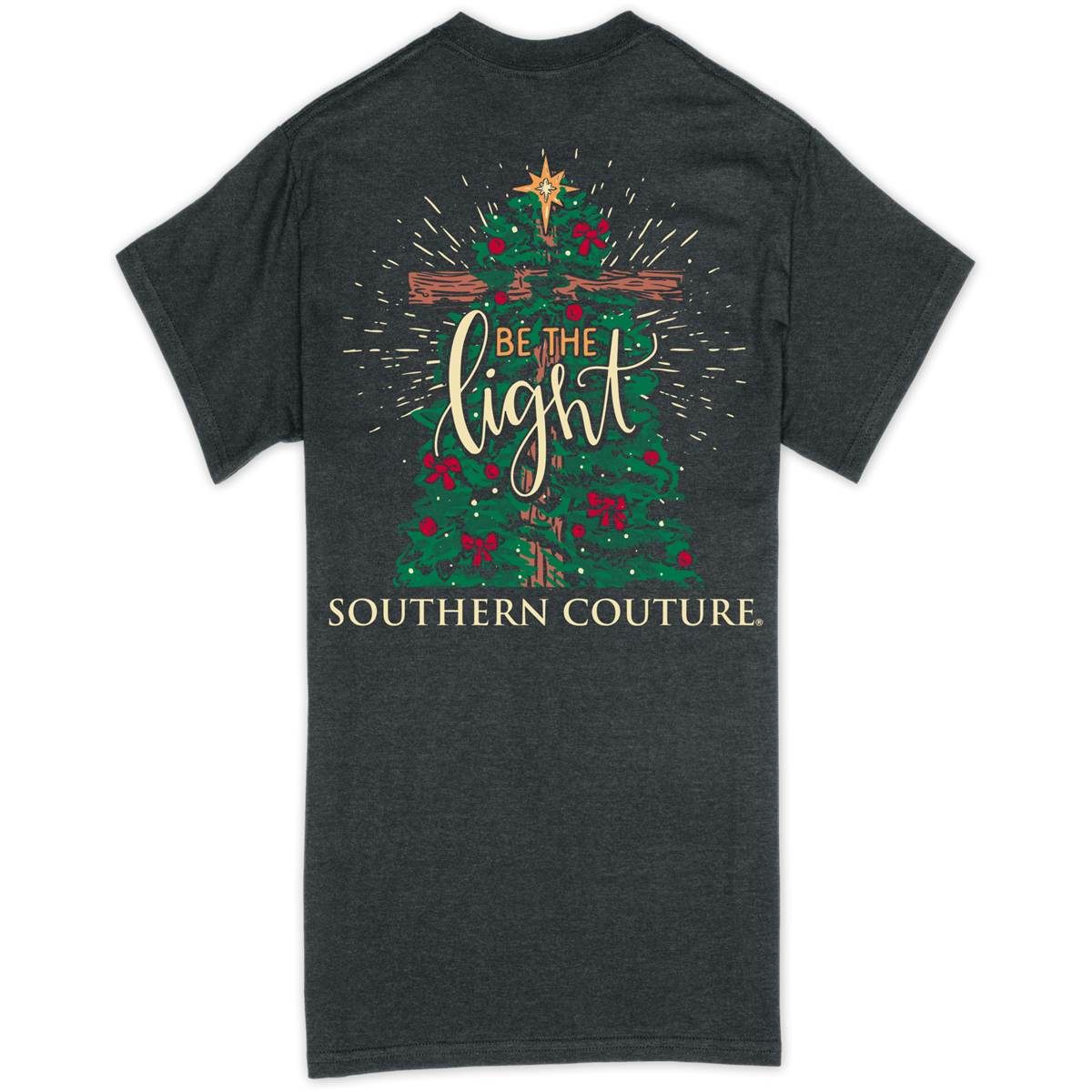 Southern Couture Classic Be the Light Christmas - Adult & Kids T-Shirts, Sweatshirts & Hoodies apparel design preview 1