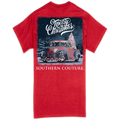 Southern Couture Classic Merry Christmas Light Truck - Adult & Kids T-Shirts, Sweatshirts & Hoodies apparel design preview 1
