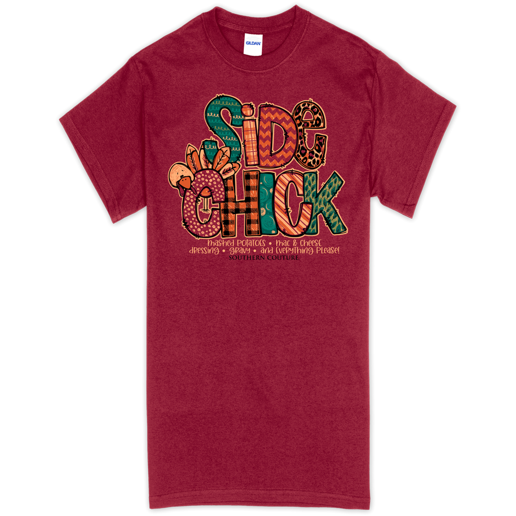 Southern Couture Side Chick Turkey Fall Soft - Adult & Kids T-Shirts, Sweatshirts & Hoodies apparel design preview 1