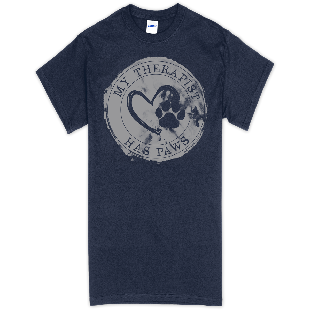 Southern Couture Therapist Has Paws Soft - Adult & Kids T-Shirts, Sweatshirts & Hoodies apparel design preview 1