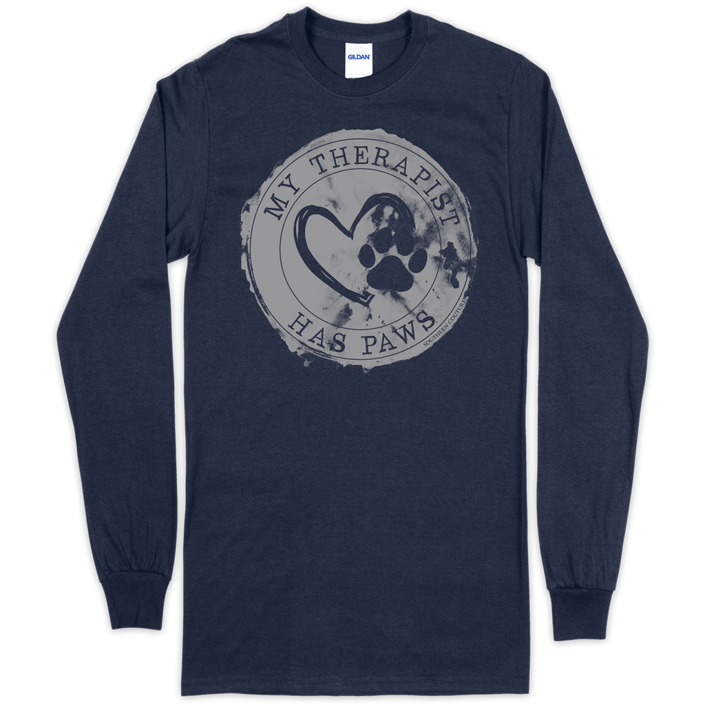 Southern Couture Therapist Has Paws Soft - Adult & Kids T-Shirts, Sweatshirts & Hoodies apparel design preview 1