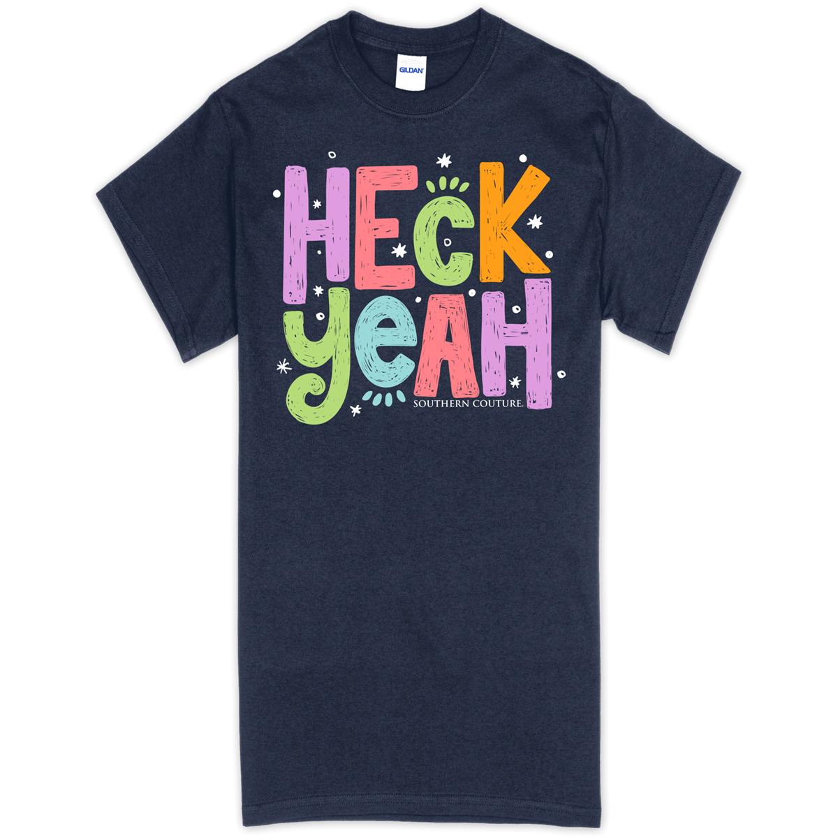 Southern Couture Heck Yeah Soft - Adult & Kids T-Shirts, Sweatshirts & Hoodies apparel design preview 1
