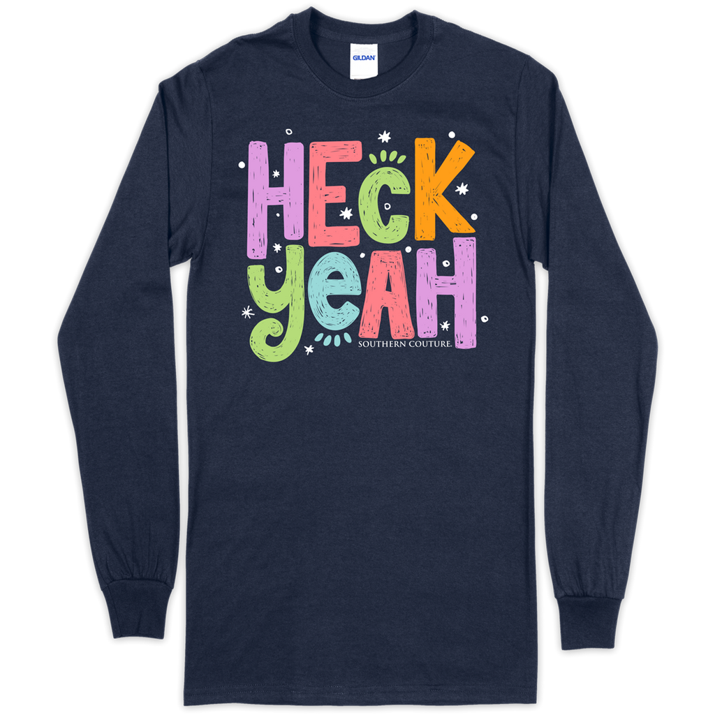 Southern Couture Heck Yeah Soft - Adult & Kids T-Shirts, Sweatshirts & Hoodies apparel design preview 1