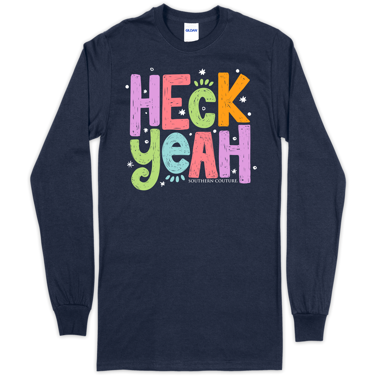Southern Couture Heck Yeah Soft - Adult & Kids T-Shirts, Sweatshirts & Hoodies apparel design preview 1