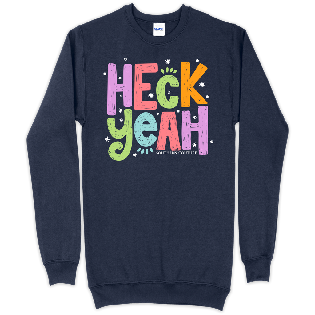 SALE Southern Couture Heck Yeah Soft - Adult & Kids T-Shirts, Sweatshirts & Hoodies apparel design preview 1