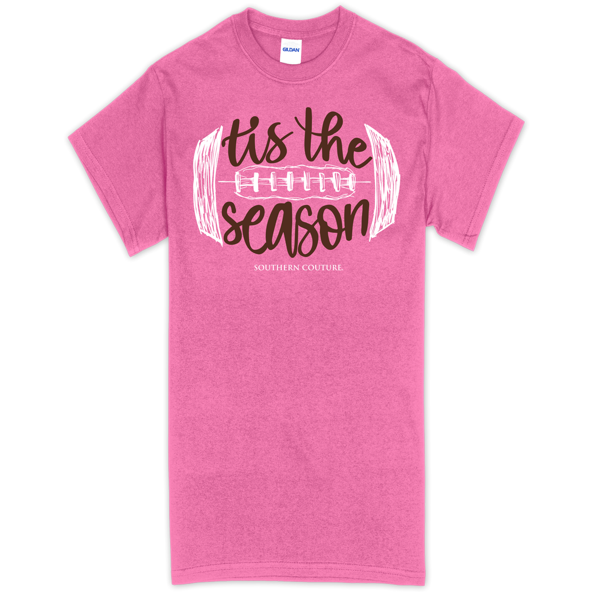 Southern Couture Tis The Season Football Soft - Adult & Kids T-Shirts, Sweatshirts & Hoodies apparel design preview 1