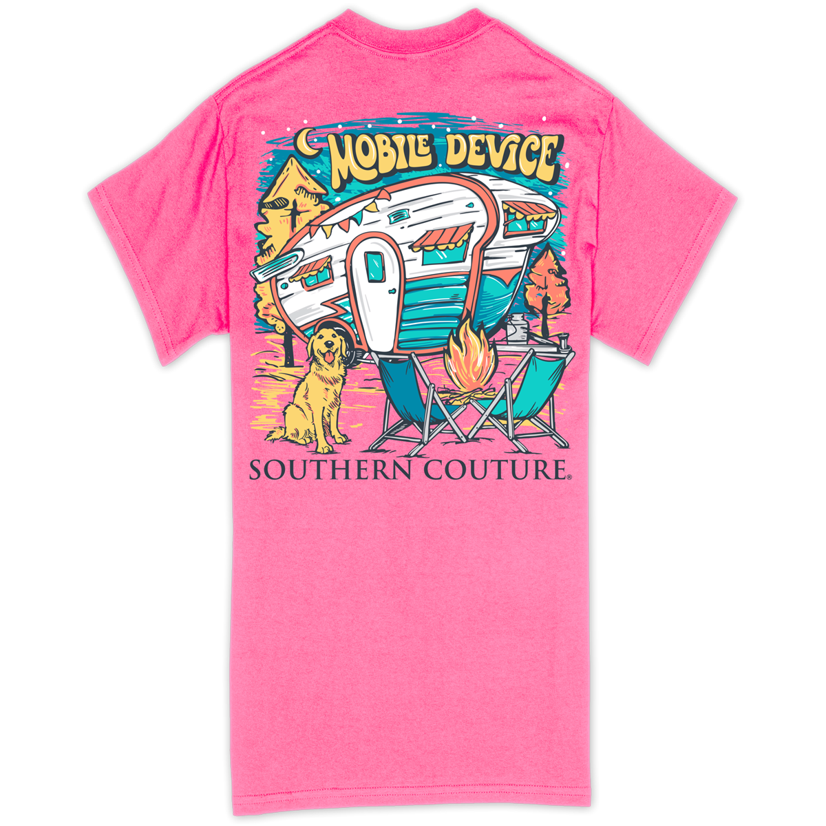 Southern Couture Classic Mobile Device Camper - Adult & Kids T-Shirts, Sweatshirts & Hoodies apparel design preview 1