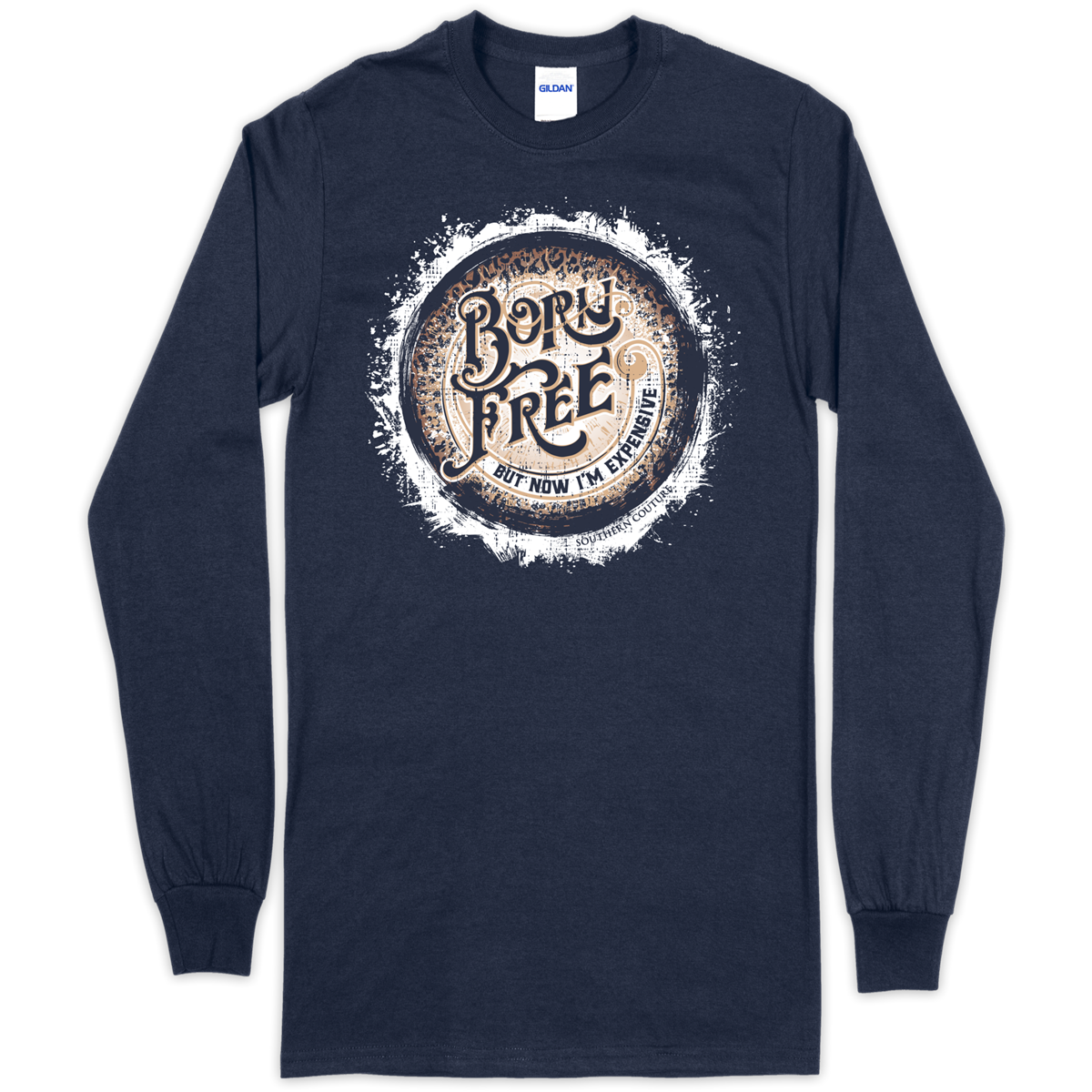 Southern Couture Born Free Soft - Adult & Kids T-Shirts, Sweatshirts & Hoodies apparel design preview 1