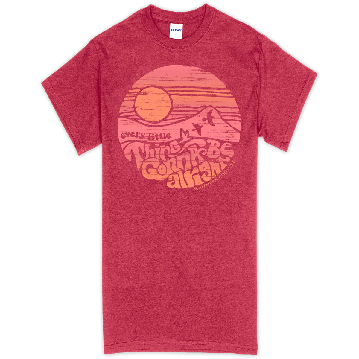 Southern Couture Every Little Thing Gonna Be Alright - Adult & Kids T-Shirts, Sweatshirts & Hoodies apparel design preview 1