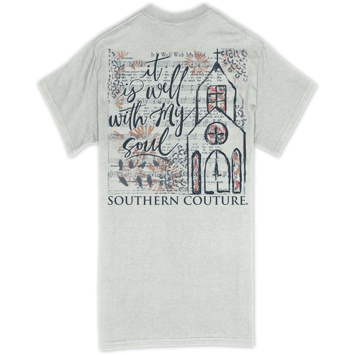 Southern Couture Classic It is Well Sheet Music - Adult & Kids T-Shirts, Sweatshirts & Hoodies apparel design preview 2