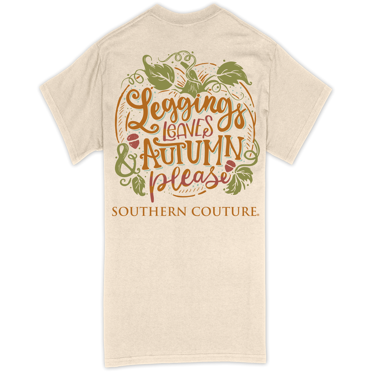 SALE Southern Couture Classic Leggings Leaves Autumn - Adult & Kids T-Shirts, Sweatshirts & Hoodies apparel design preview 1