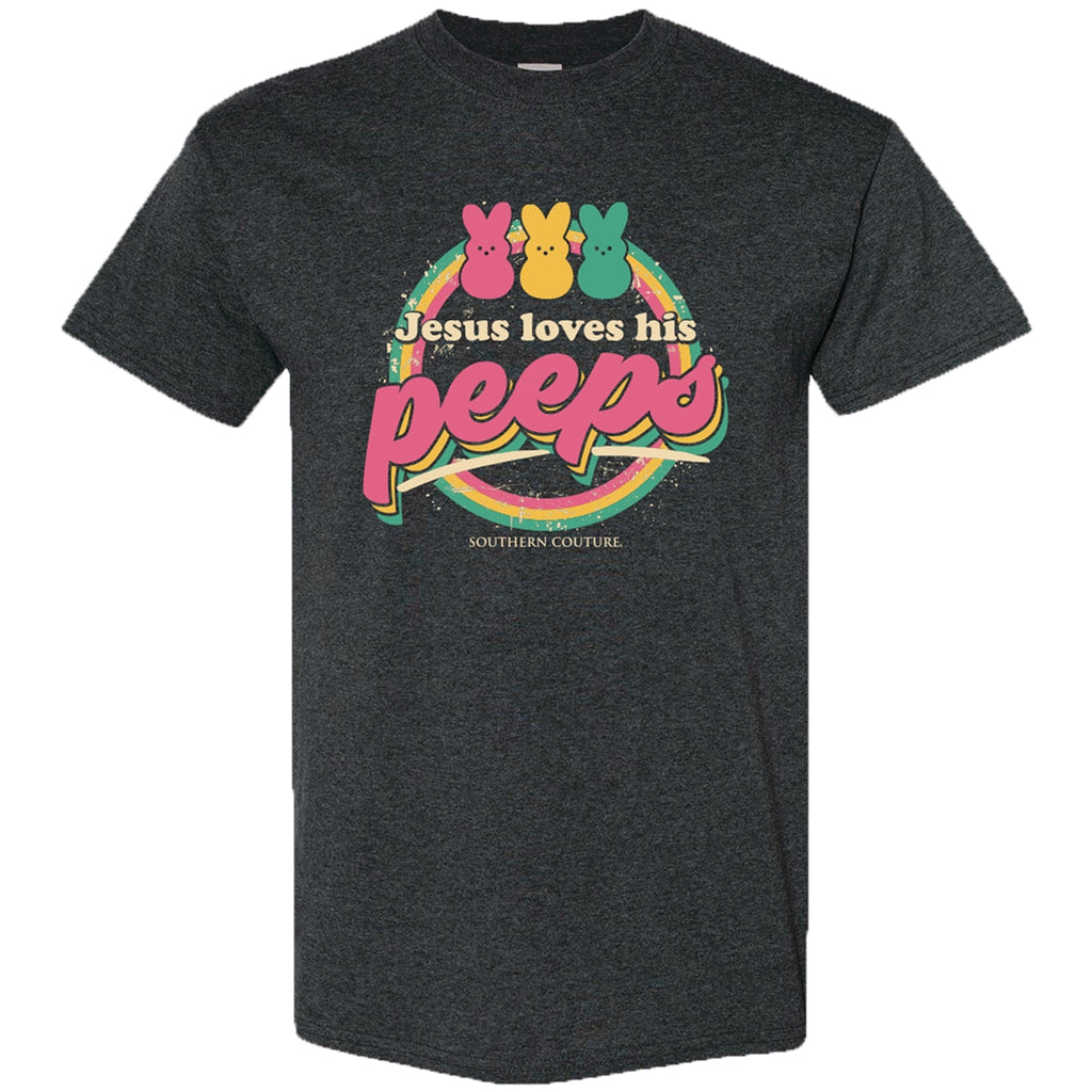 Southern Couture Soft Collection Loves His Peeps - Adult & Kids T-Shirts, Sweatshirts & Hoodies apparel design preview 1