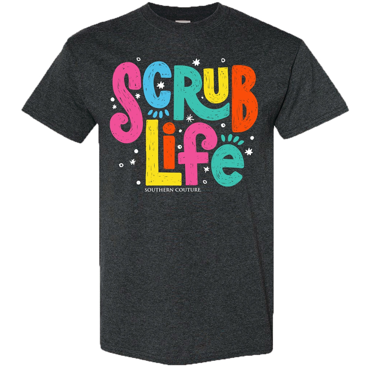 Southern Couture Soft Collection Scrub Life Nurse - Adult & Kids T-Shirts, Sweatshirts & Hoodies apparel design preview 2