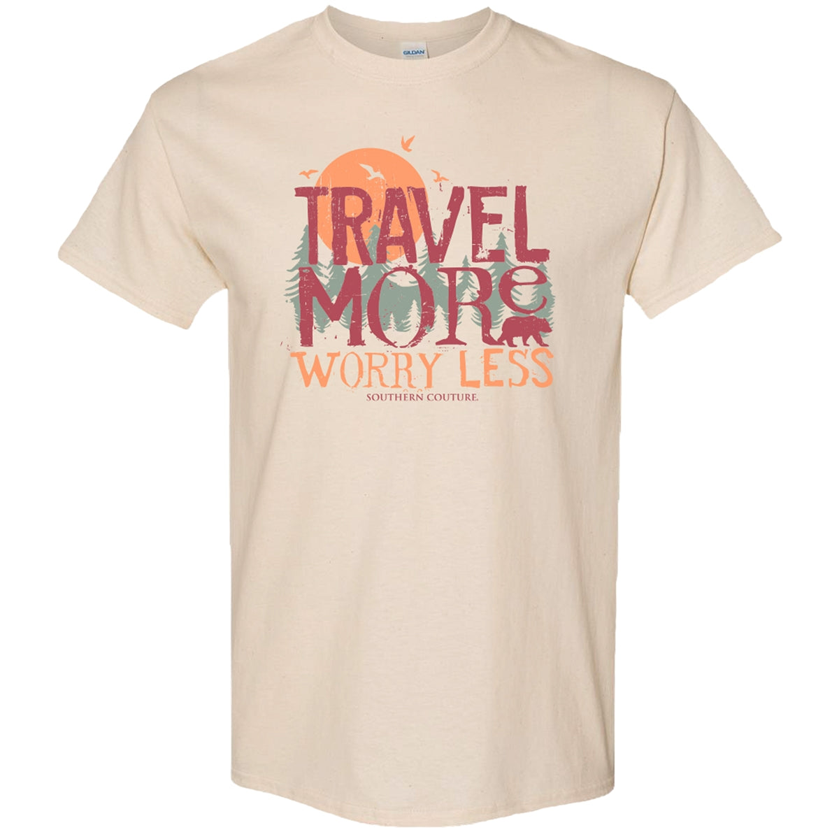 Southern Couture Soft Collection Travel More Worry - Adult & Kids T-Shirts, Sweatshirts & Hoodies apparel design preview 1