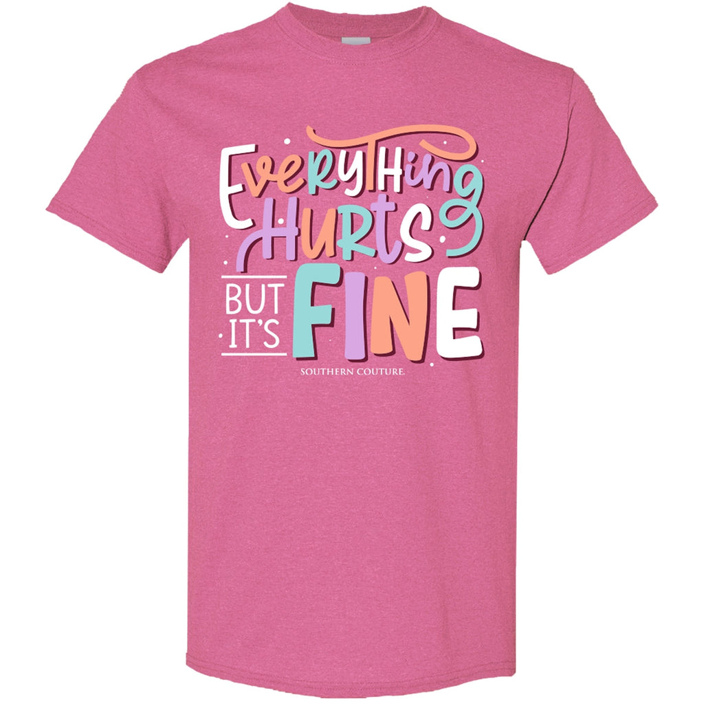 Southern Couture Soft Collection Everything Hurts - Adult & Kids T-Shirts, Sweatshirts & Hoodies apparel design preview 1