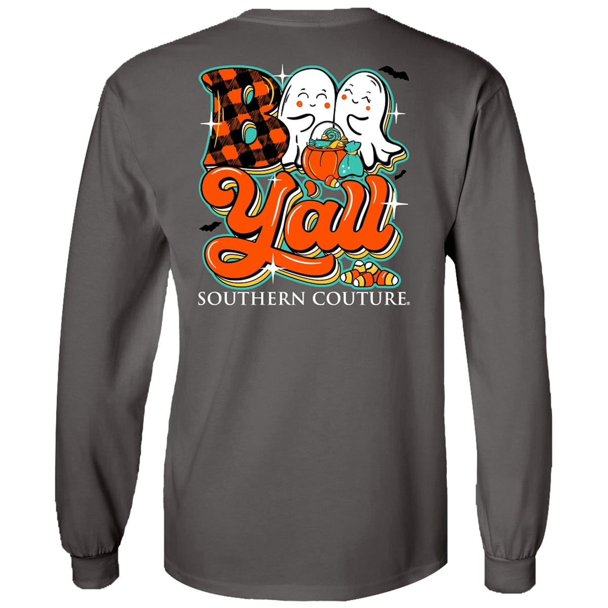 SALE Southern Couture Classic Boo Y'All Fall - Adult & Kids T-Shirts, Sweatshirts & Hoodies apparel design preview 2