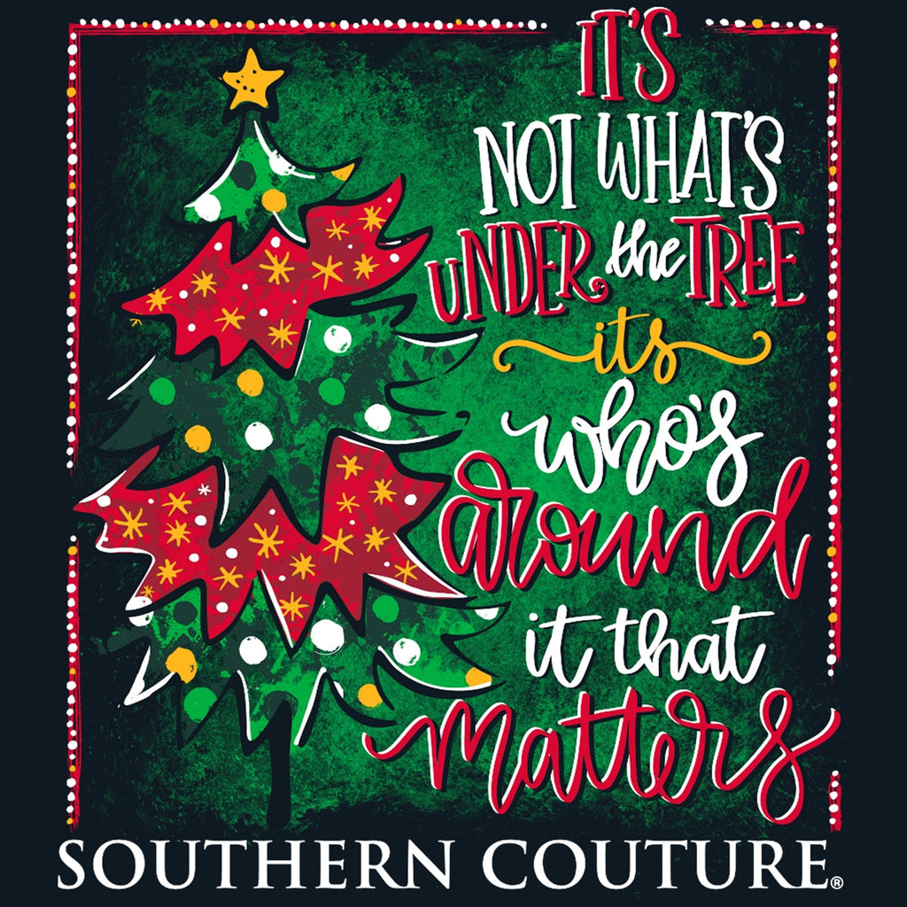 Southern Couture Classic Under The Tree Christmas - Adult & Kids T-Shirts, Sweatshirts & Hoodies apparel design preview 2