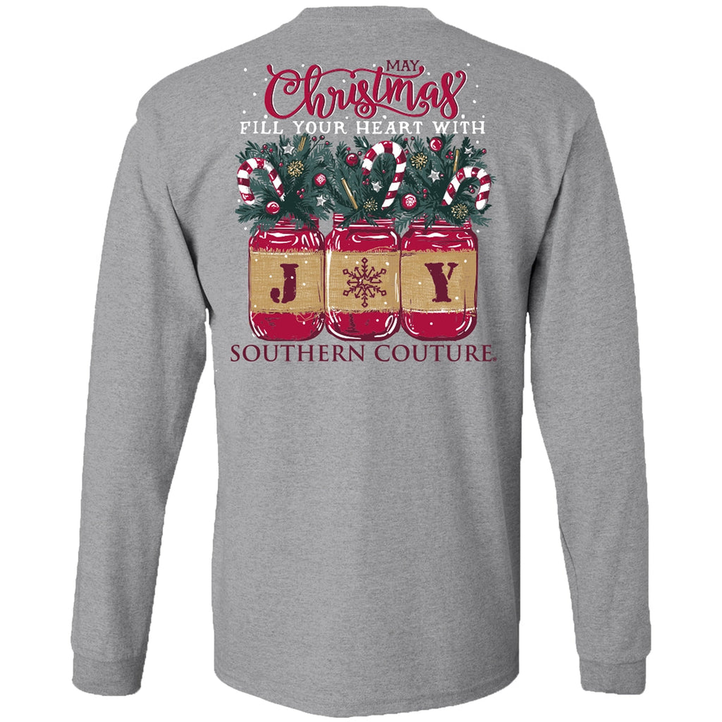 Southern Couture Classic Christmas Fill Your Heart - Adult & Kids T-Shirts, Sweatshirts & Hoodies apparel design preview 1