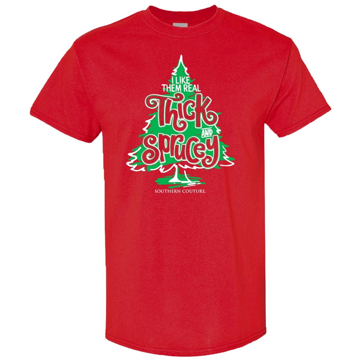 Southern Couture Thick Sprucey Holiday Soft - Adult & Kids T-Shirts, Sweatshirts & Hoodies apparel design preview 2