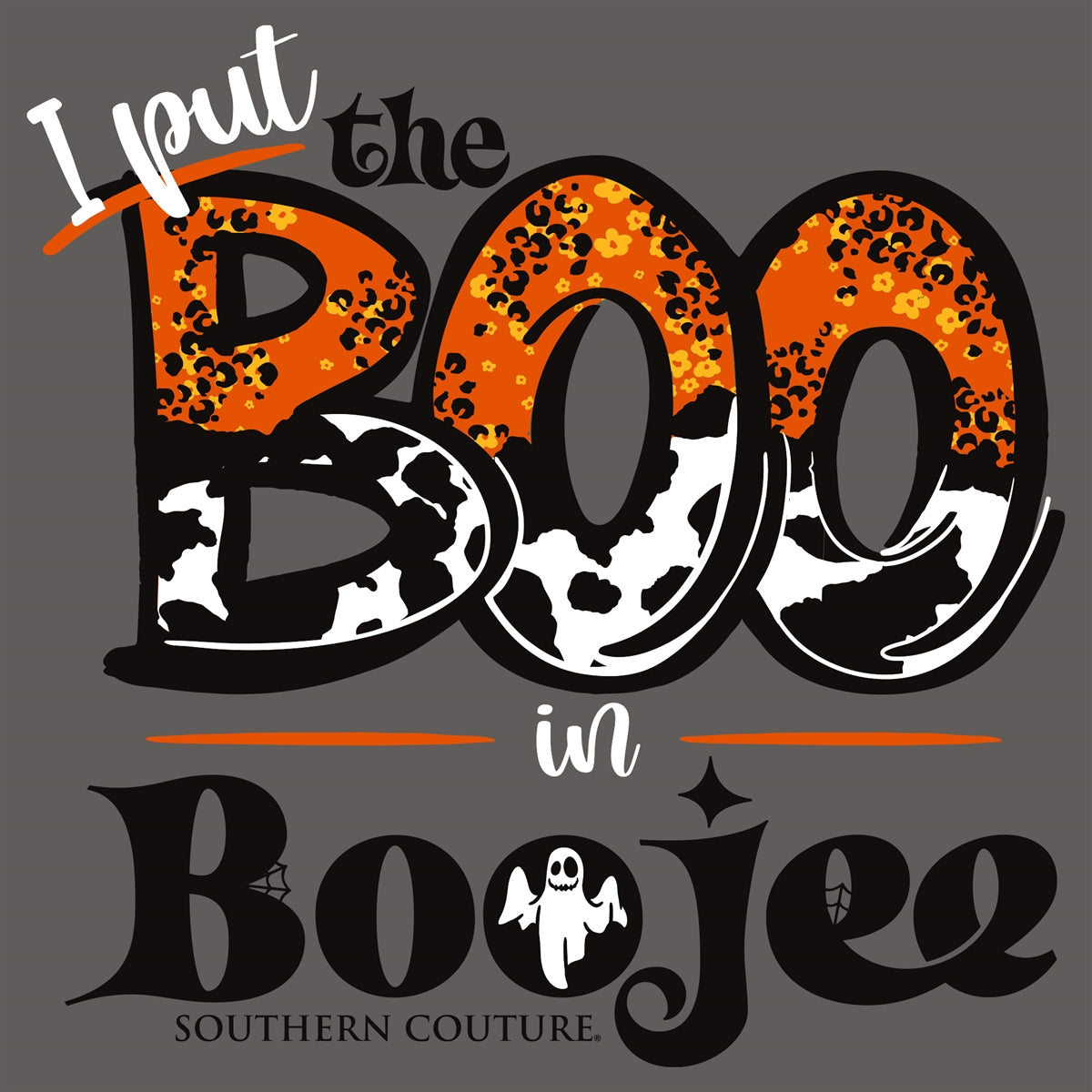 Southern Couture Boo in Boujee Fall Soft - Adult & Kids T-Shirts, Sweatshirts & Hoodies apparel design preview 2