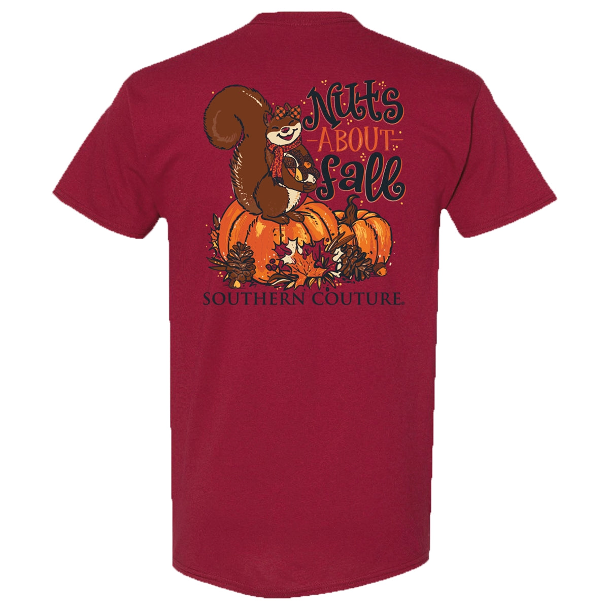 Southern Couture Classic Nuts About Fall - Adult & Kids T-Shirts, Sweatshirts & Hoodies apparel design preview 1
