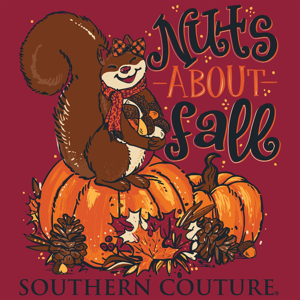 Southern Couture Classic Nuts About Fall - Adult & Kids T-Shirts, Sweatshirts & Hoodies apparel design preview 2