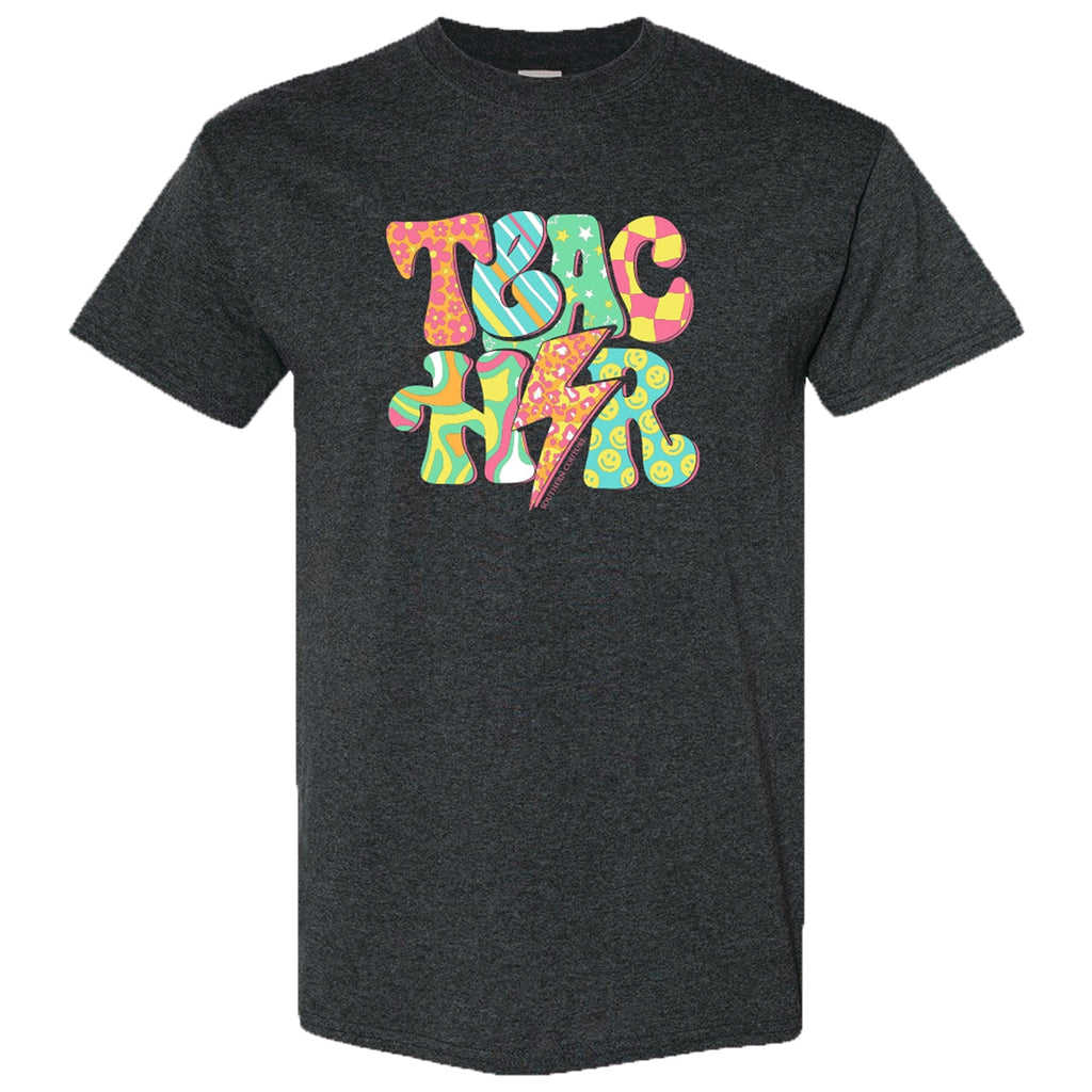 Southern Couture Retro Teacher Soft - Adult & Kids T-Shirts, Sweatshirts & Hoodies apparel design preview 2