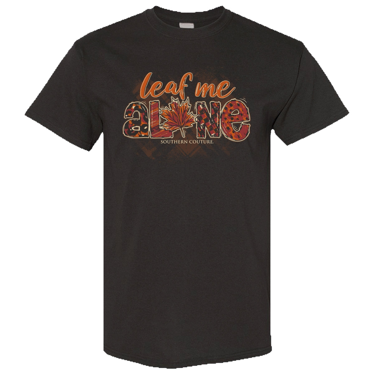 Southern Couture Leaf Me Alone Fall Soft - Adult & Kids T-Shirts, Sweatshirts & Hoodies apparel design preview 2