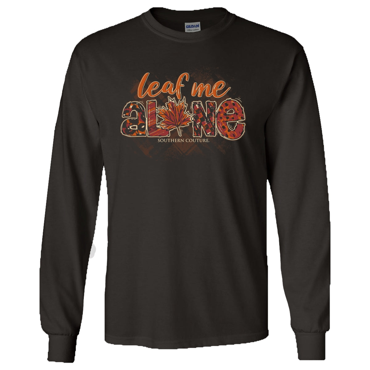 Southern Couture Leaf Me Alone Fall Soft - Adult & Kids T-Shirts, Sweatshirts & Hoodies apparel design preview 1