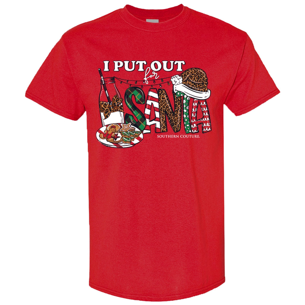 Southern Couture I Put Out For Santa Soft - Adult & Kids T-Shirts, Sweatshirts & Hoodies apparel design preview 1