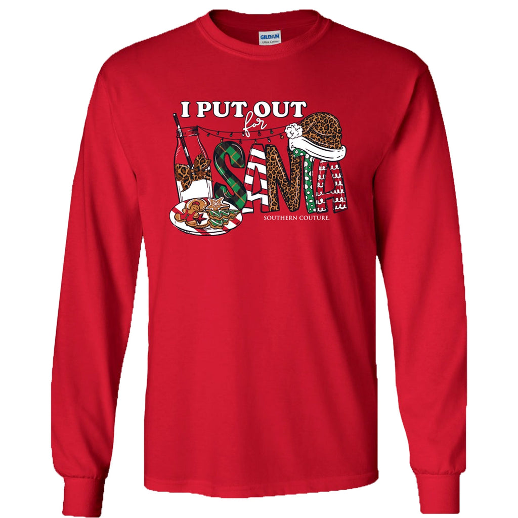 Southern Couture I Put Out For Santa Soft - Adult & Kids T-Shirts, Sweatshirts & Hoodies apparel design preview 1