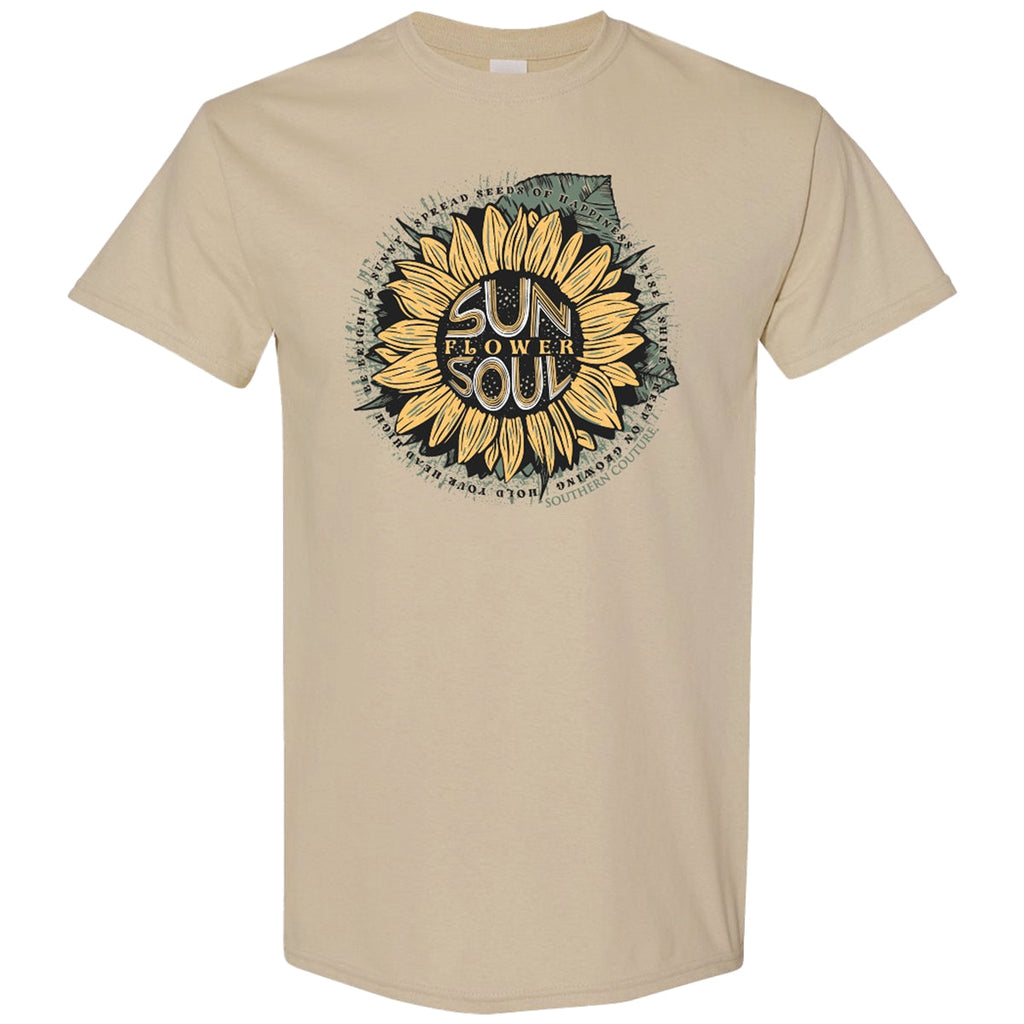 Southern Couture Sunflower Soul Soft - Adult & Kids T-Shirts, Sweatshirts & Hoodies apparel design preview 1