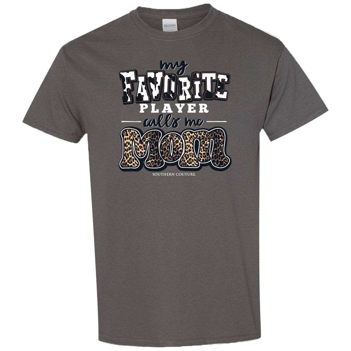 Southern Couture Favorite Player Mom Soft - Adult & Kids T-Shirts, Sweatshirts & Hoodies apparel design preview 1