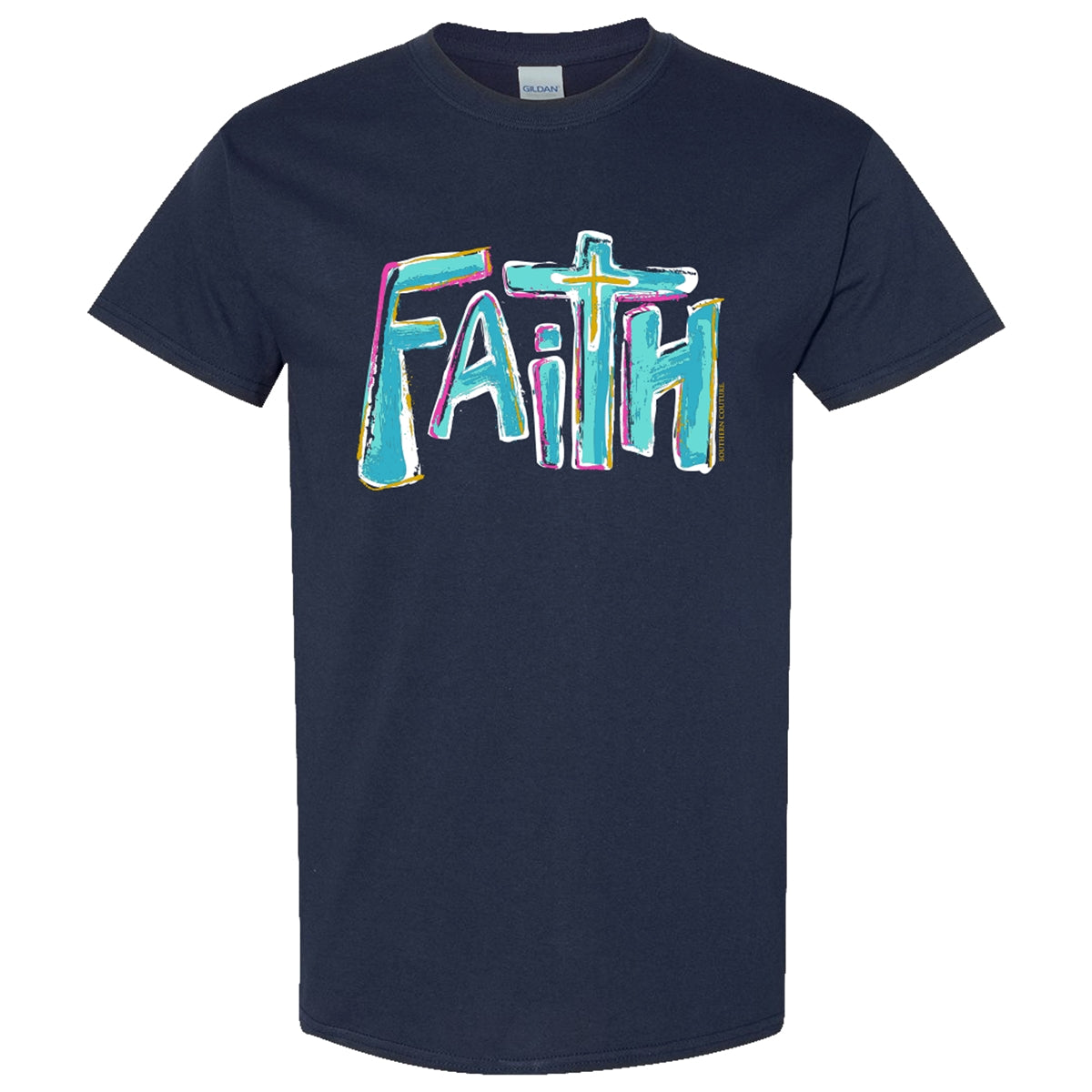 Southern Couture Painted Faith Soft - Adult & Kids T-Shirts, Sweatshirts & Hoodies apparel design preview 1