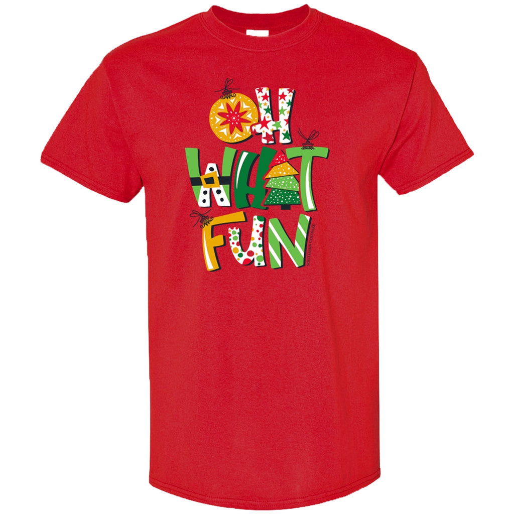 Southern Couture Oh What Fun Holiday Soft - Adult & Kids T-Shirts, Sweatshirts & Hoodies apparel design preview 1