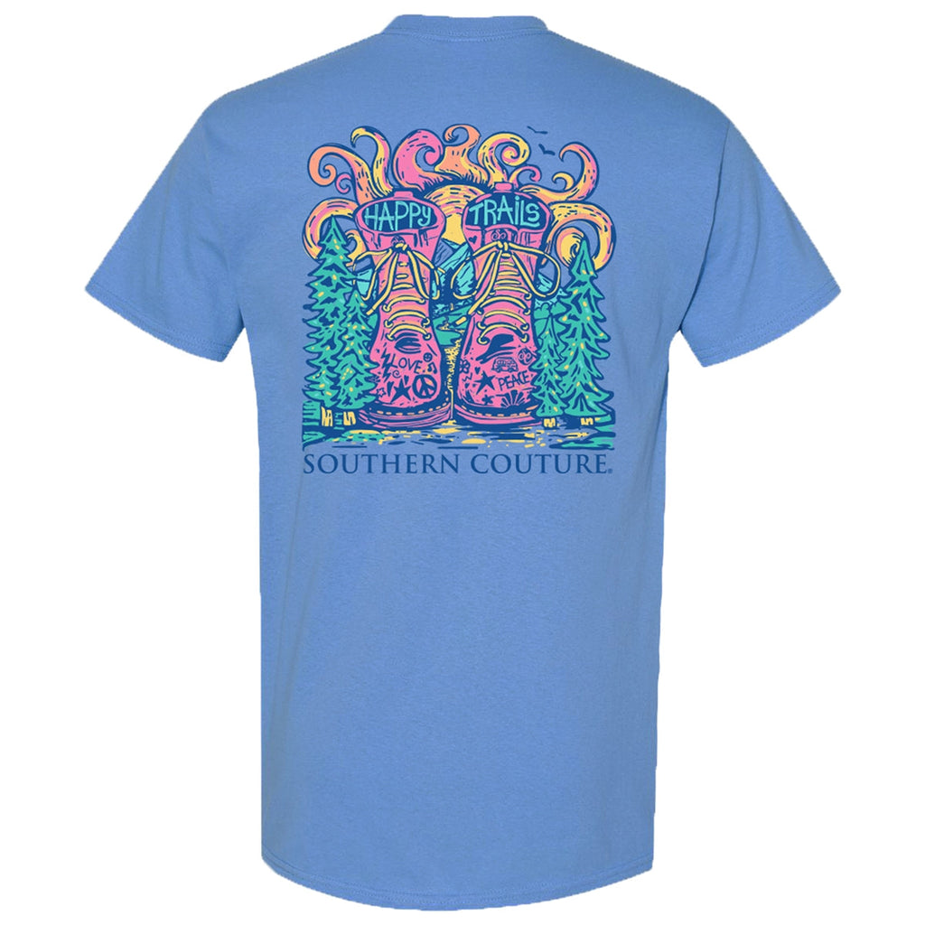Southern Couture Classic Happy Trails - Adult & Kids T-Shirts, Sweatshirts & Hoodies apparel design preview 1