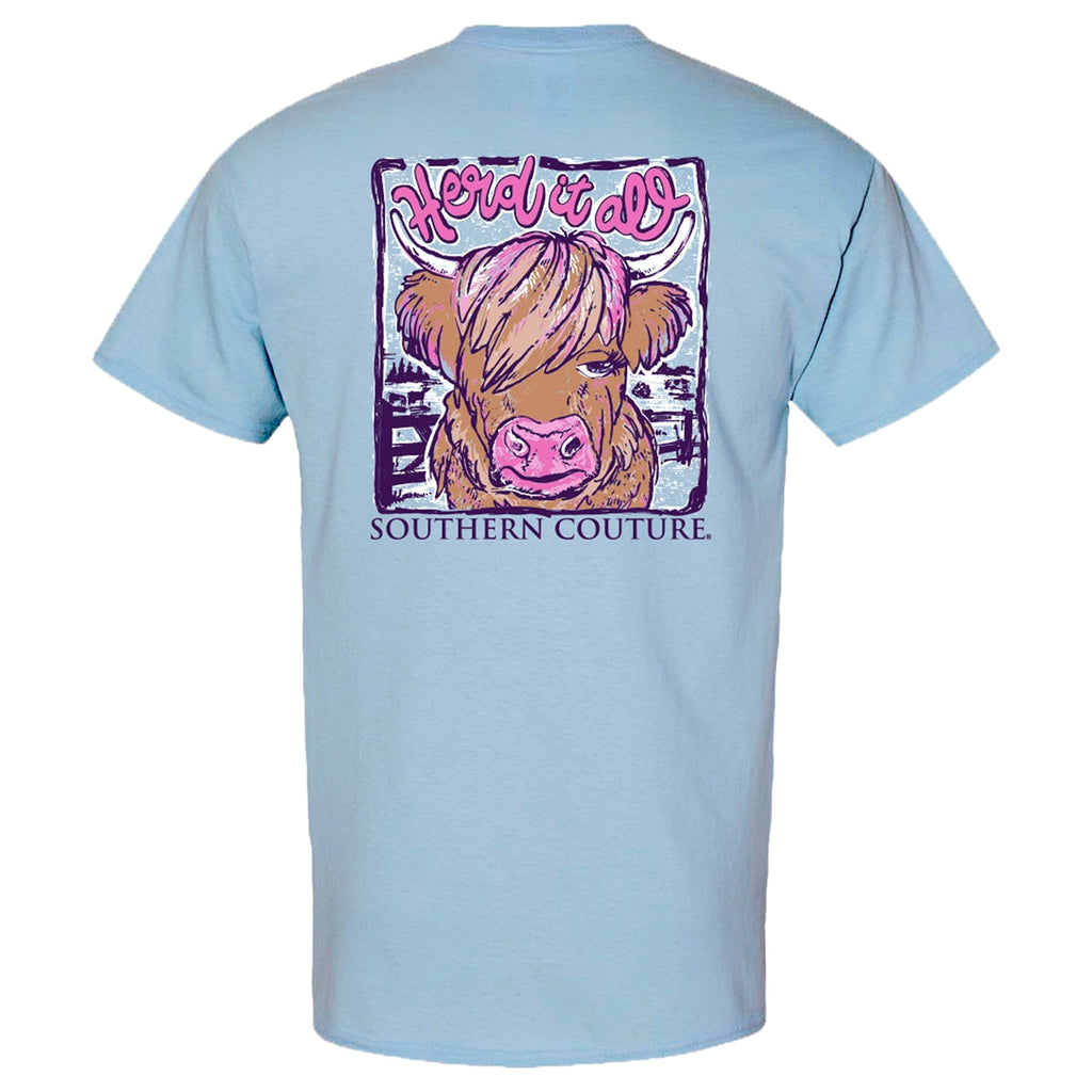 Southern Couture Classic Herd It All Cow - Adult & Kids T-Shirts, Sweatshirts & Hoodies apparel design preview 1