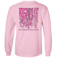 Southern Couture Classic Breast Cancer Ribbon Flag - Adult & Kids T-Shirts, Sweatshirts & Hoodies apparel design preview 1