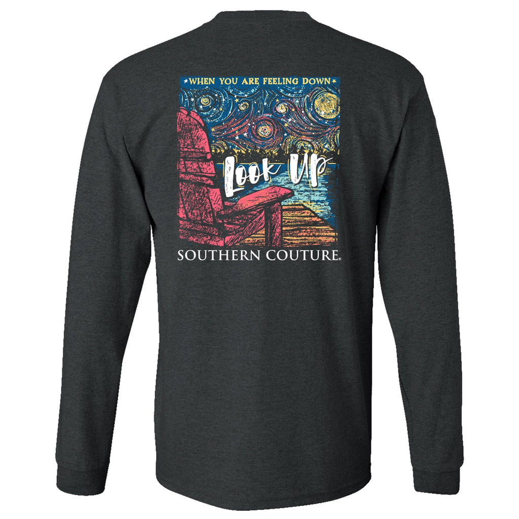 Southern Couture Classic When Feeling Down - Adult & Kids T-Shirts, Sweatshirts & Hoodies apparel design preview 1