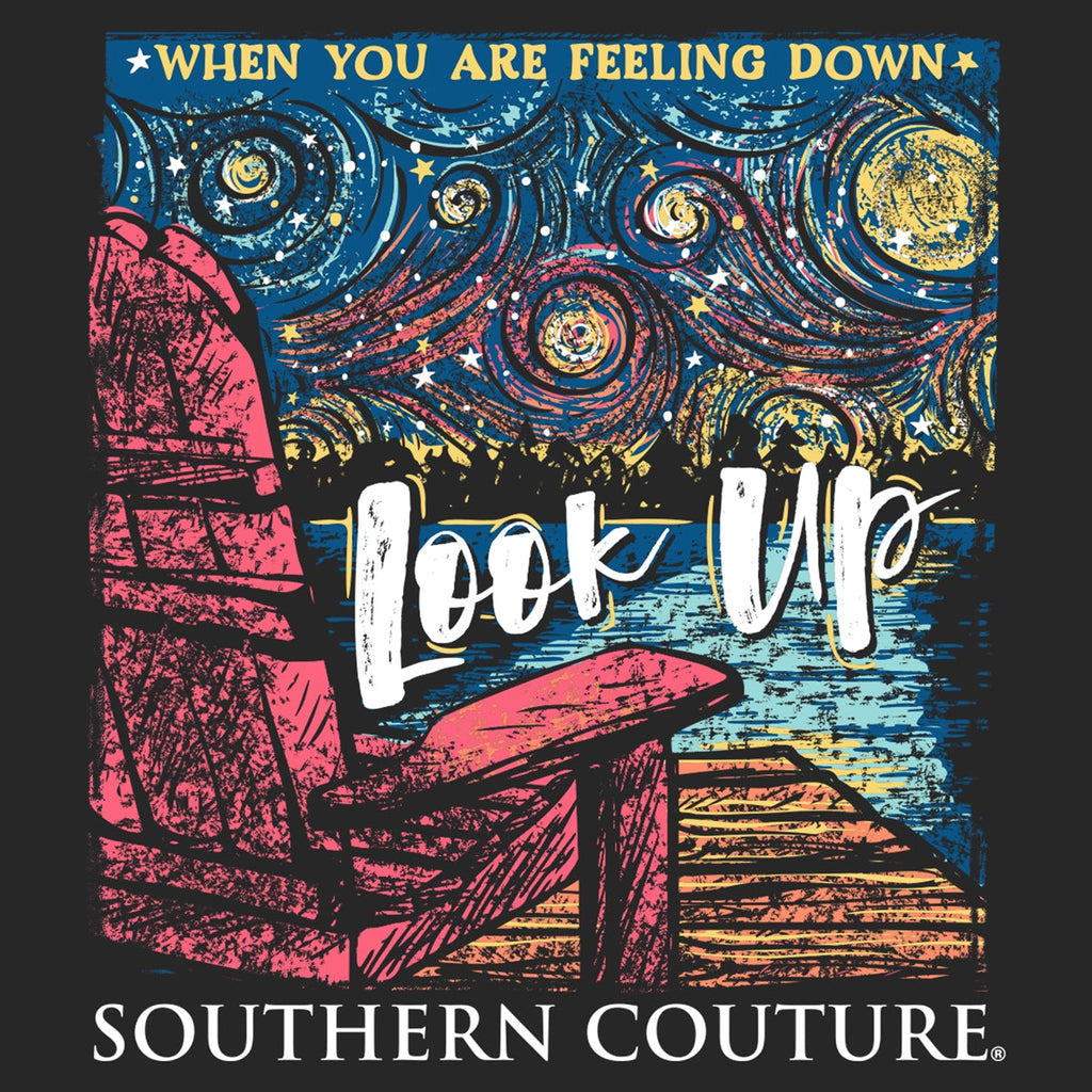 Southern Couture Classic When Feeling Down - Adult & Kids T-Shirts, Sweatshirts & Hoodies apparel design preview 2