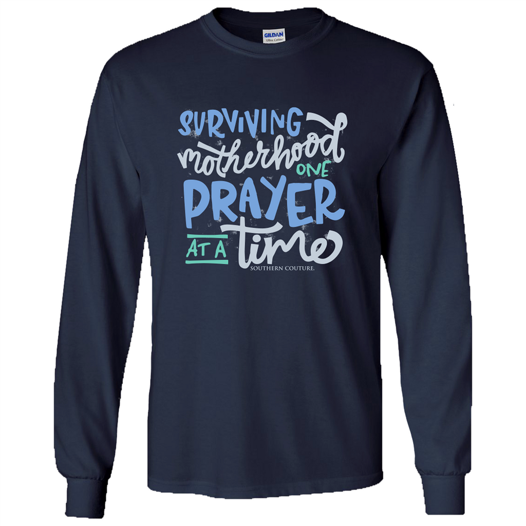 Southern Couture Surviving Motherhood Soft - Adult & Kids T-Shirts, Sweatshirts & Hoodies apparel design preview 2