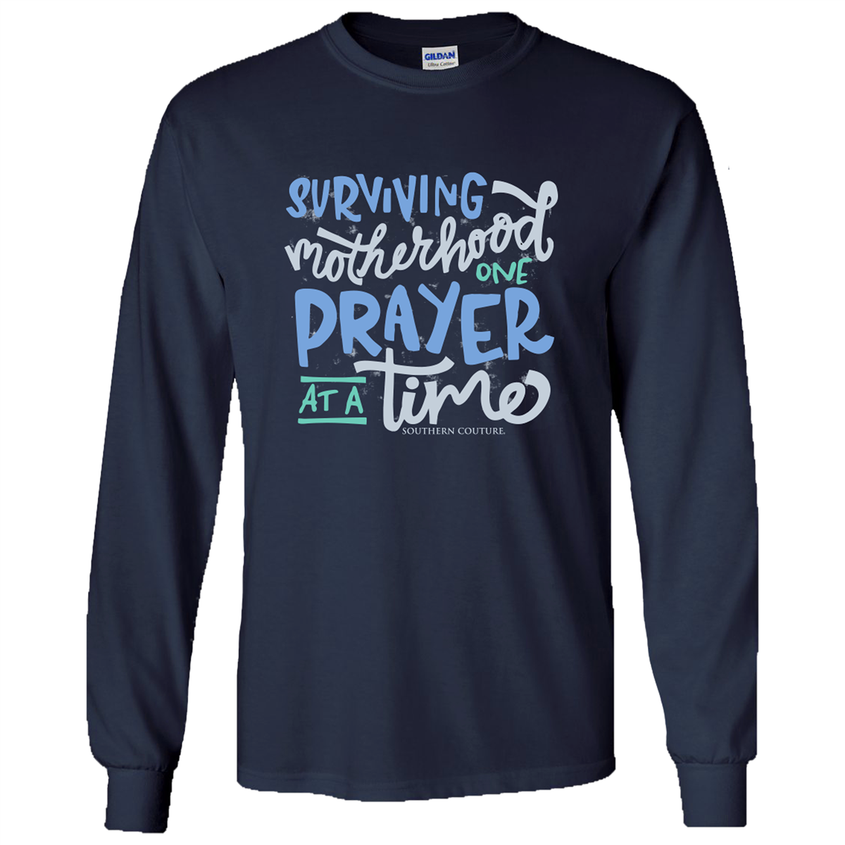 Southern Couture Surviving Motherhood Soft - Adult & Kids T-Shirts, Sweatshirts & Hoodies apparel design preview 2